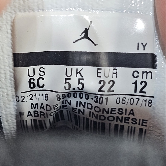 Air Jordan 12 Retro CP3 TD 'Class of 2003' 850000-031 Size 6C - Picture 9 of 11